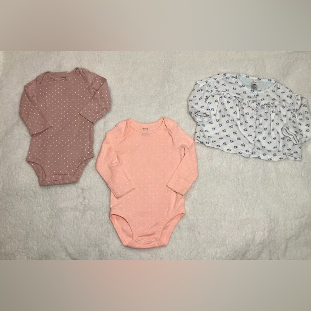 3 Pc. Baby Girl's Size 9 Months Carter's Clothing
